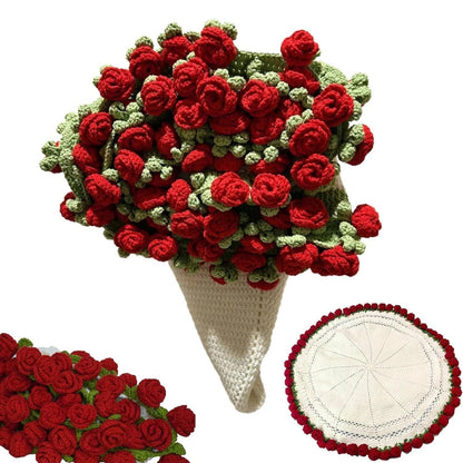 Crochet Rose Bouquet Blanket ViralGalleria.com