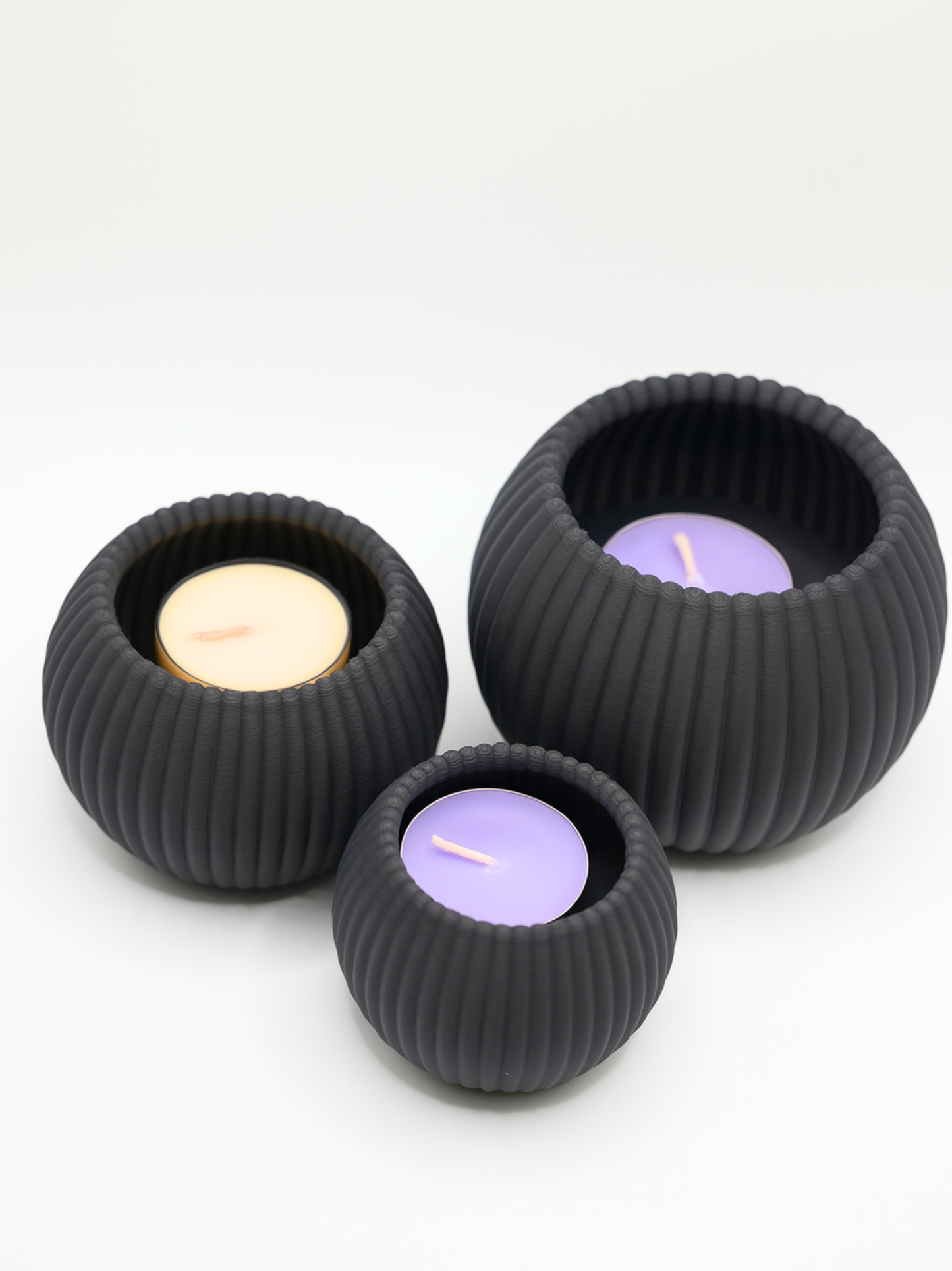 Lunar Orbit Tealight Holder Set LUNAR VINES