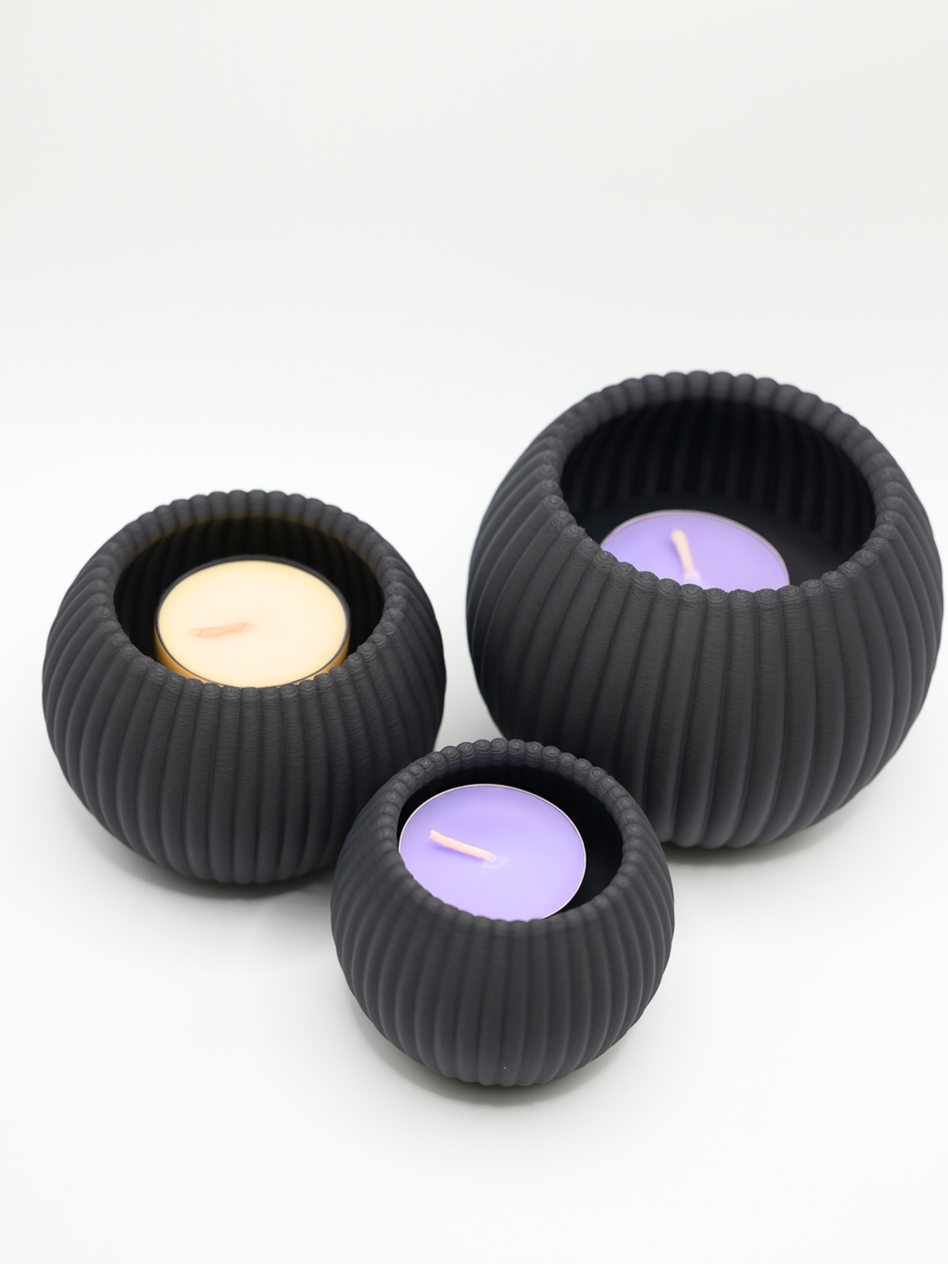 Lunar Orbit Tealight Holder Set LUNAR VINES
