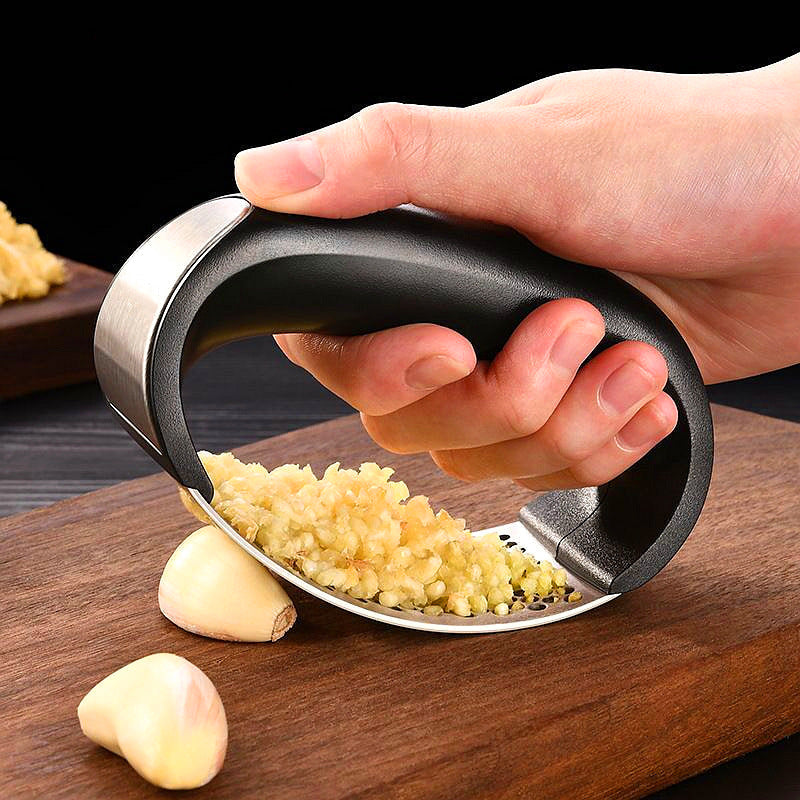 Stainless Steel Garlic Press Crusher ViralGalleria.com