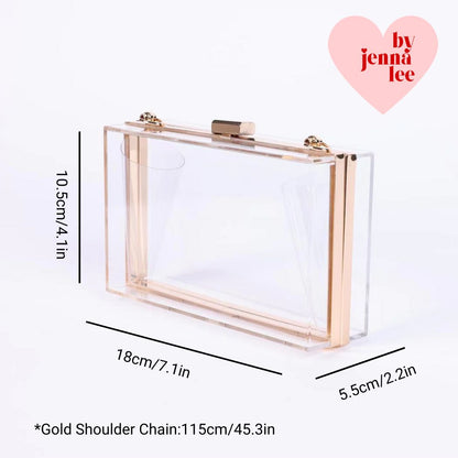 Clear Acrylic Purse By Jenna Lee