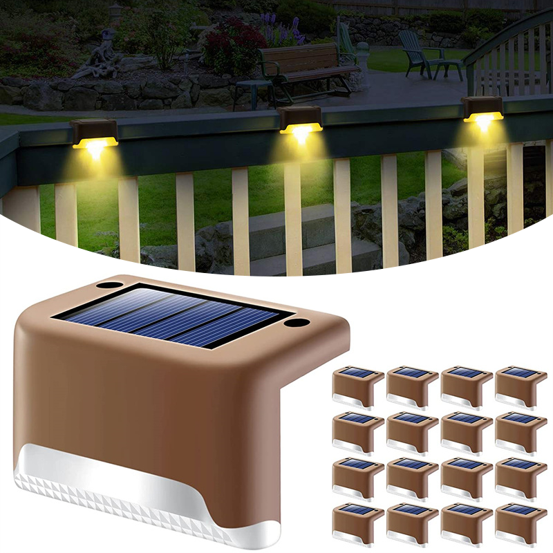Solar Powered LED Step Lights ViralGalleria.com