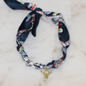 No Bull in Navy Scarf Necklace Deep South Originals