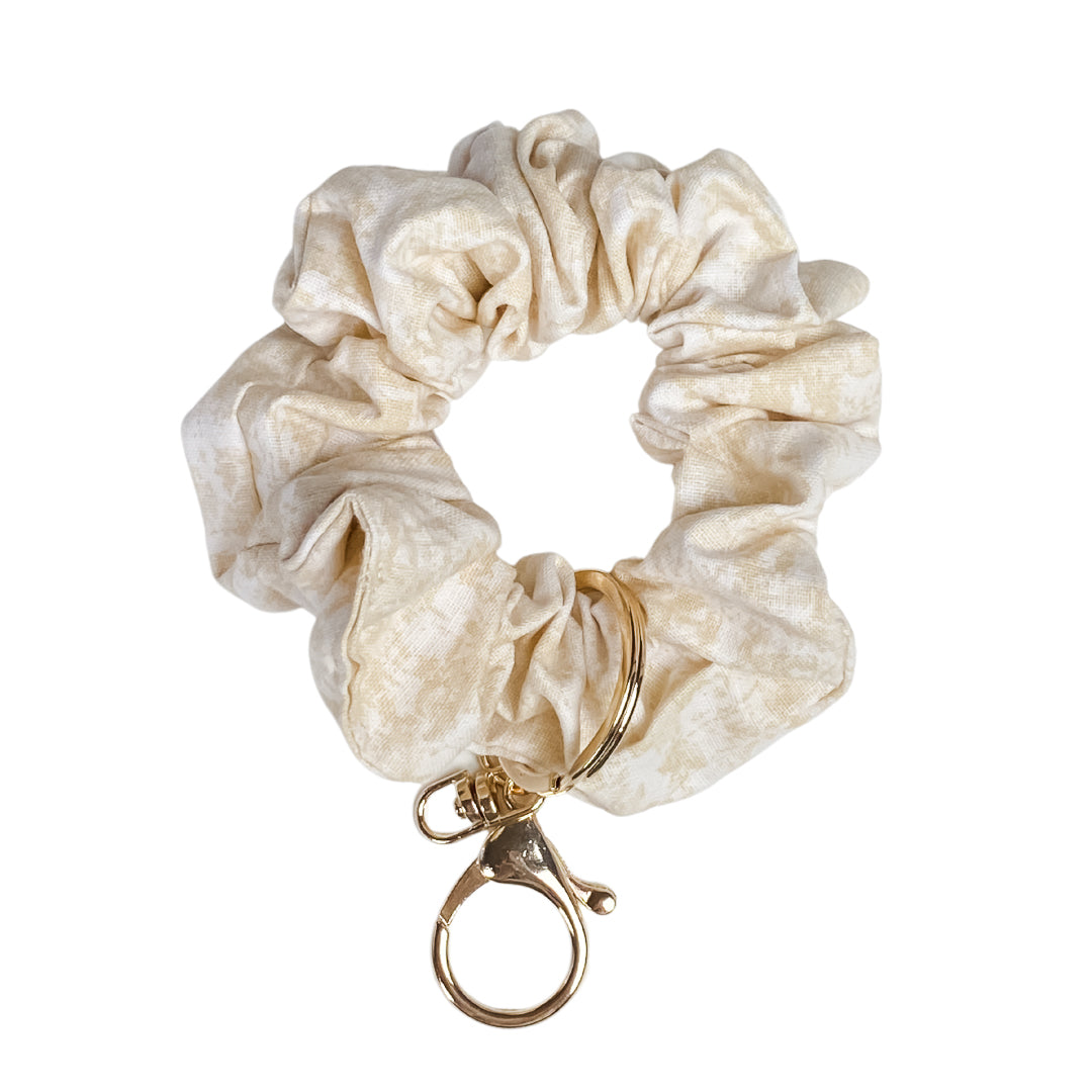 Neutral Scrunchie Key Chain Emily Anne Designs LLC