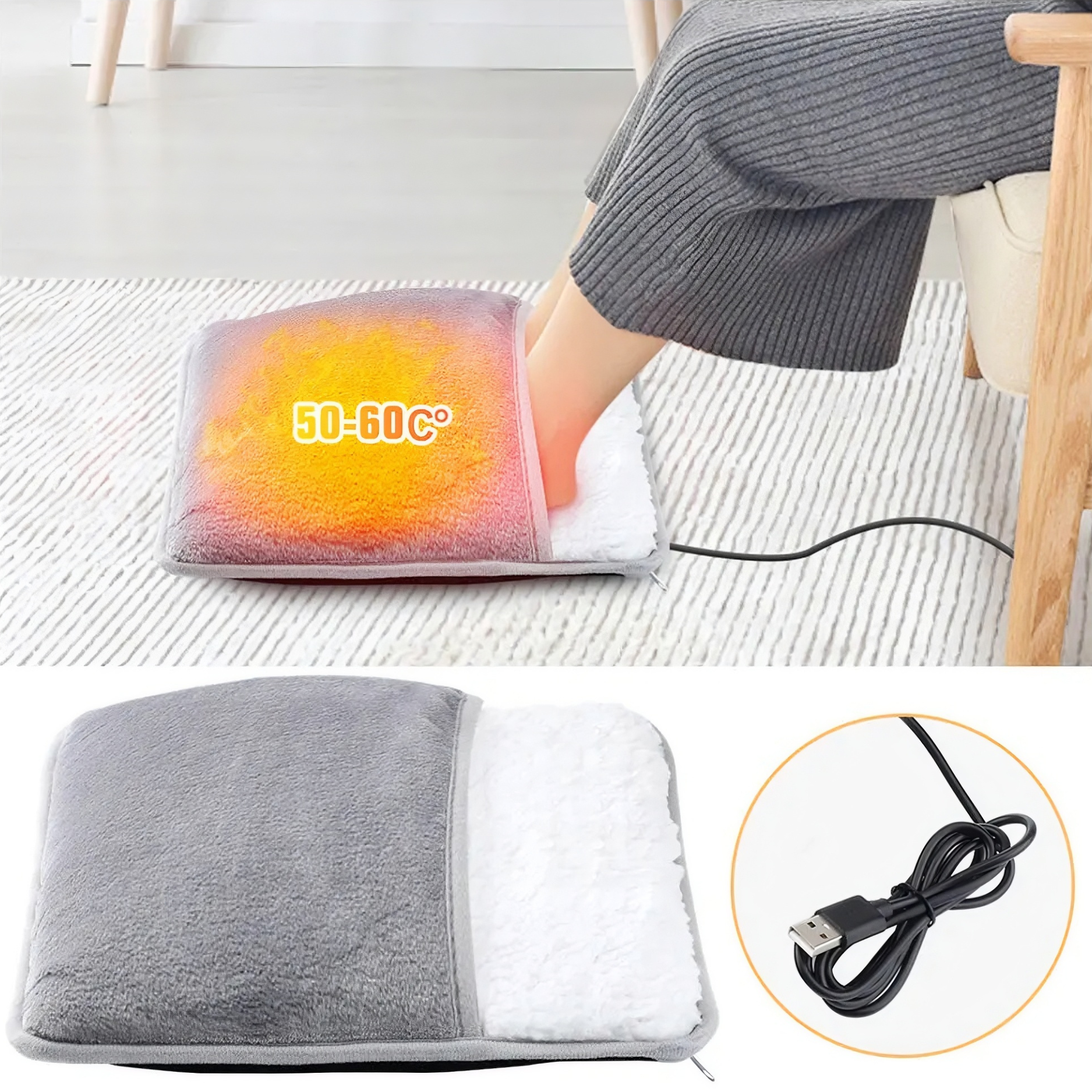 Electric Foot Heating Pad ViralGalleria.com