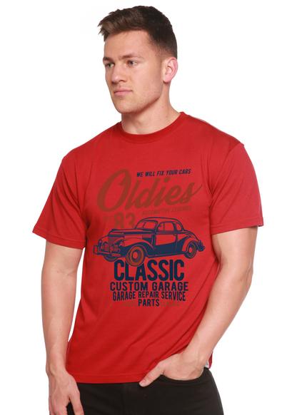 Oldies Spun Bamboo® Men's Bamboo Viscose/Organic Cotton Short Sleeve Graphic T-Shirt Spun Bamboo