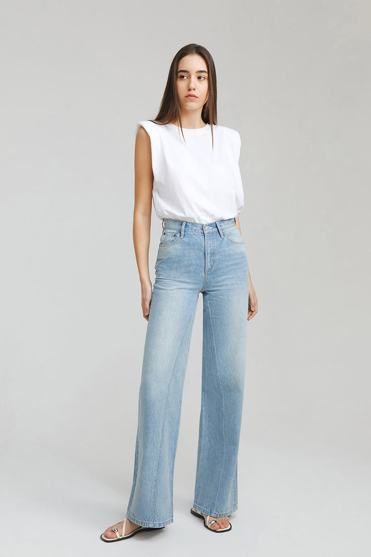 Angeles High Rise Baggy Jeans HJ103 Hey Joanie