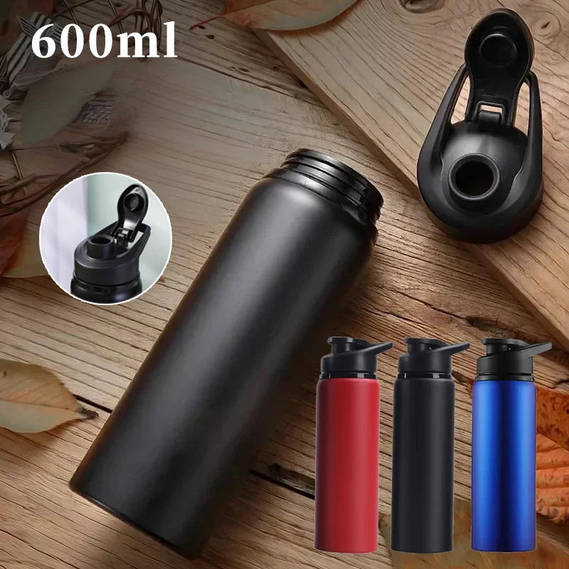 600ml Stainless Steel Outdoor Water Bottle ViralGalleria.com