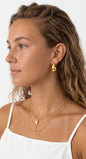 Gold Chunky Teardrop Earrings | Minimalist Waterdrop Statement | TinyLoverClothing Tinyloverclothing