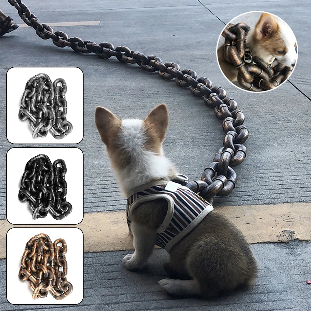 Funny Dog Chain Leash ViralGalleria.com