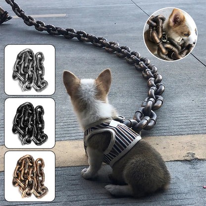 Funny Dog Chain Leash ViralGalleria.com