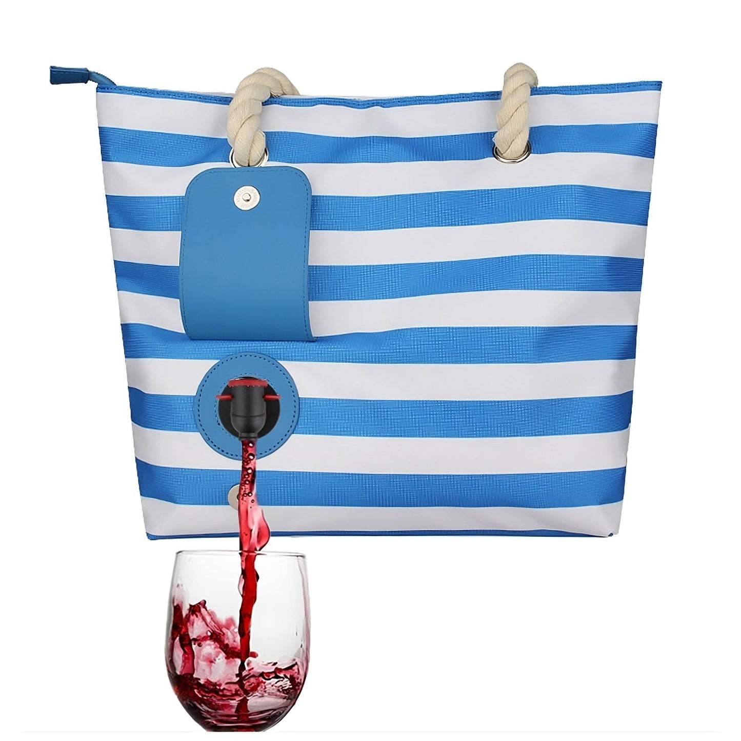 Insulated Tote Bag with Drink Dispenser ViralGalleria.com