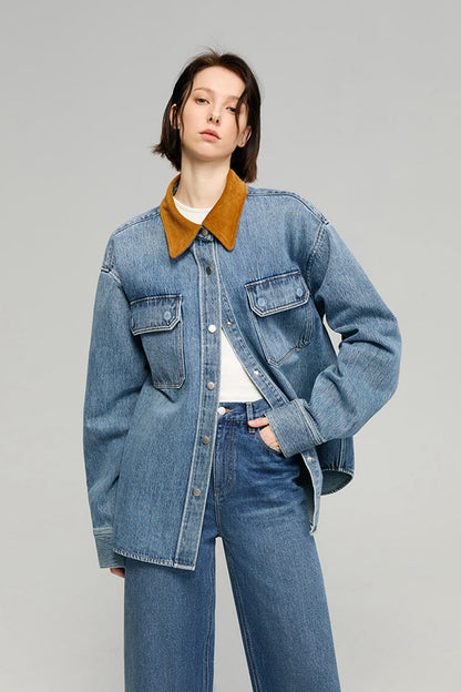 California Sunset Denim Shirt HJ902 Hey Joanie