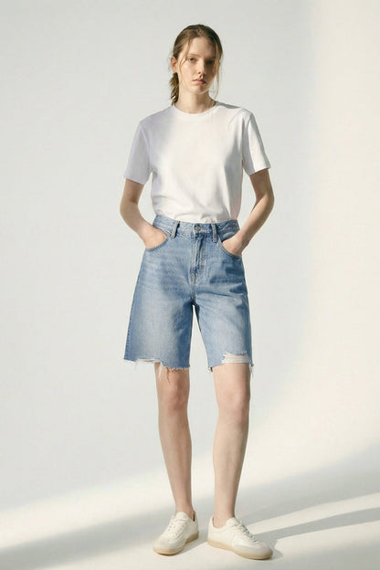 Coastal Breeze 90's Bermuda Shorts HJ807 Hey Joanie
