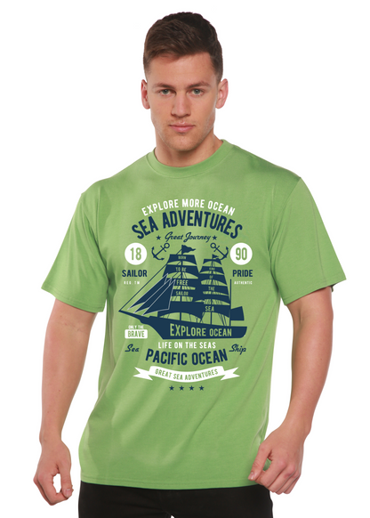 Sea Adventures Spun Bamboo® Men's Bamboo Viscose/Organic Cotton Short Sleeve Graphic T-Shirt Spun Bamboo