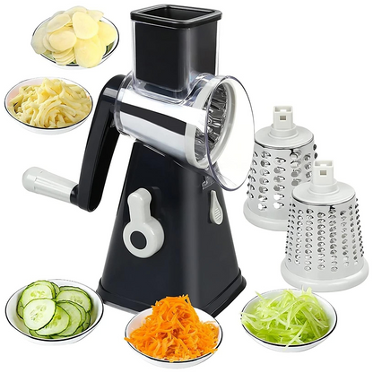 3-in-1 Rotary Cheese Grater & Vegetable Slicer ViralGalleria.com