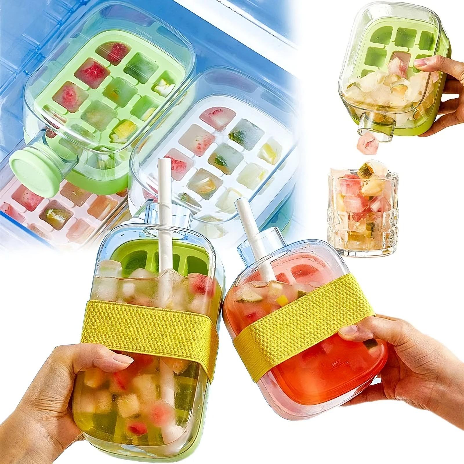 Ice Cube Tray With Straw ViralGalleria.com