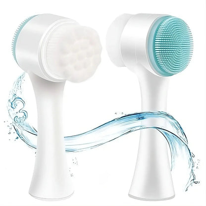 2-in-1 Double-Sided Silicone Face Brush ViralGalleria.com