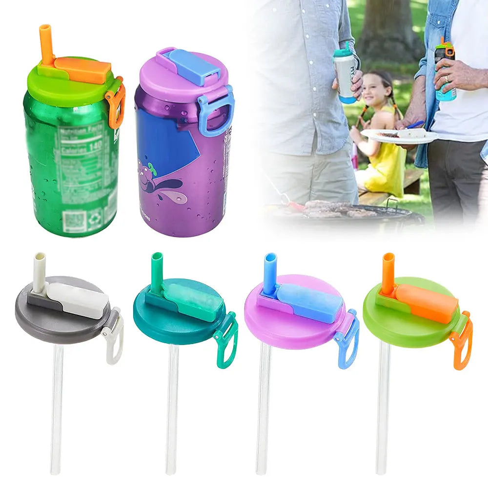Soda Can Lid Cover With Straw ViralGalleria.com
