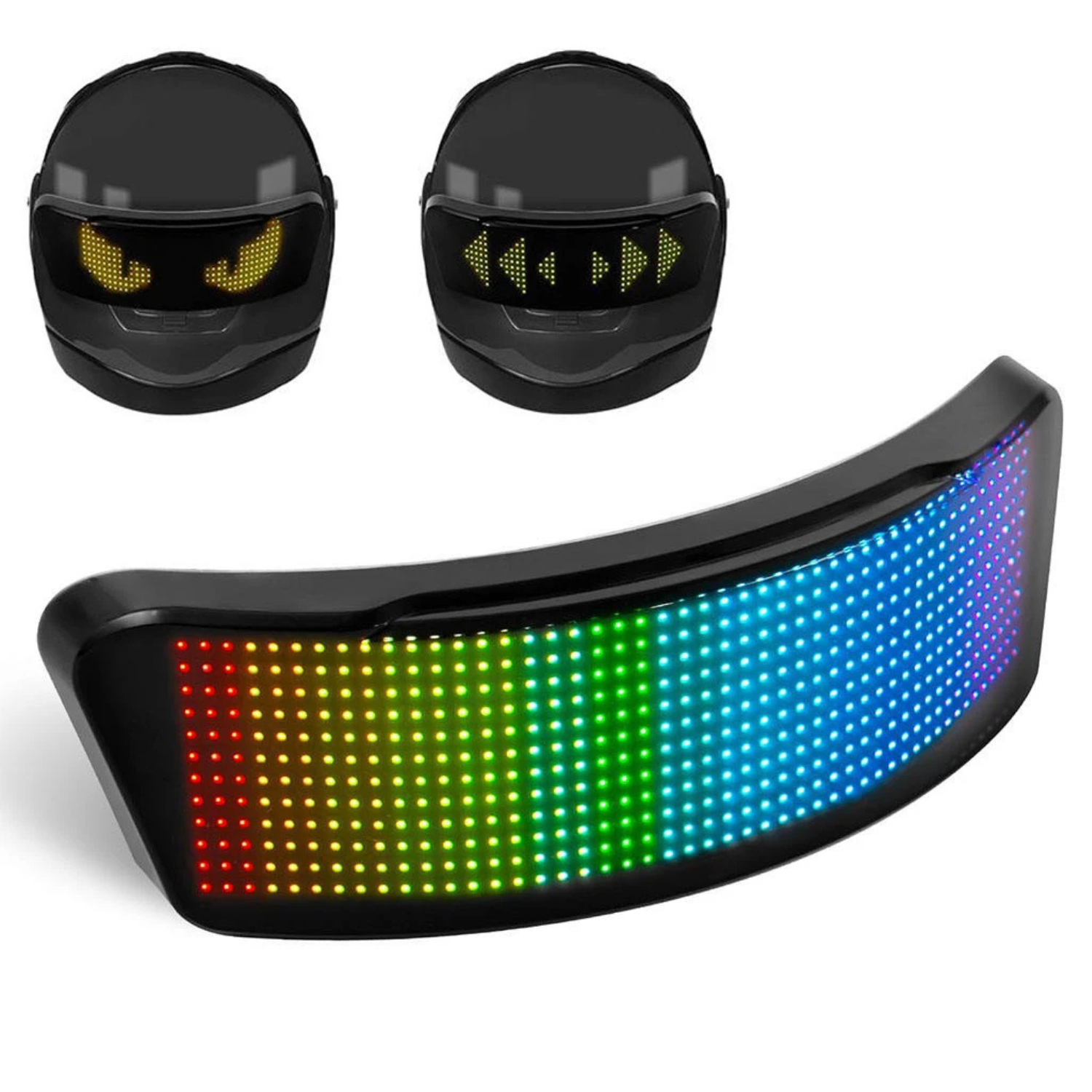 Motorcycle Helmet Programmable LED Display ViralGalleria.com