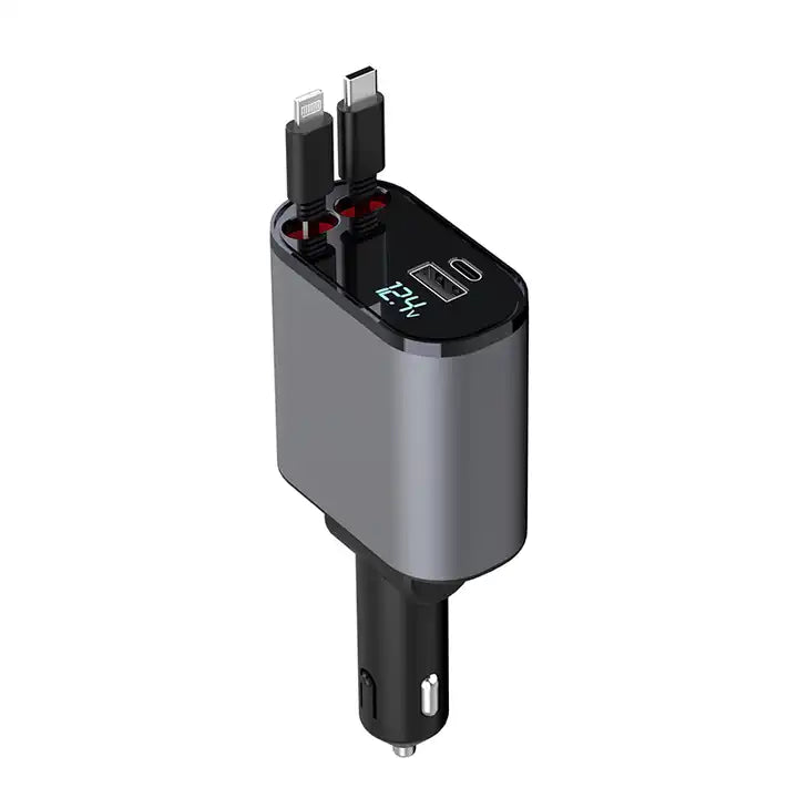 Retractable Car Charger ViralGalleria.com