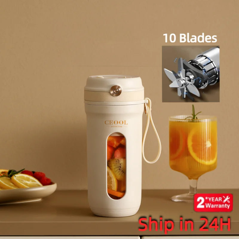 10 Blades Electric Portable Blender ViralGalleria.com