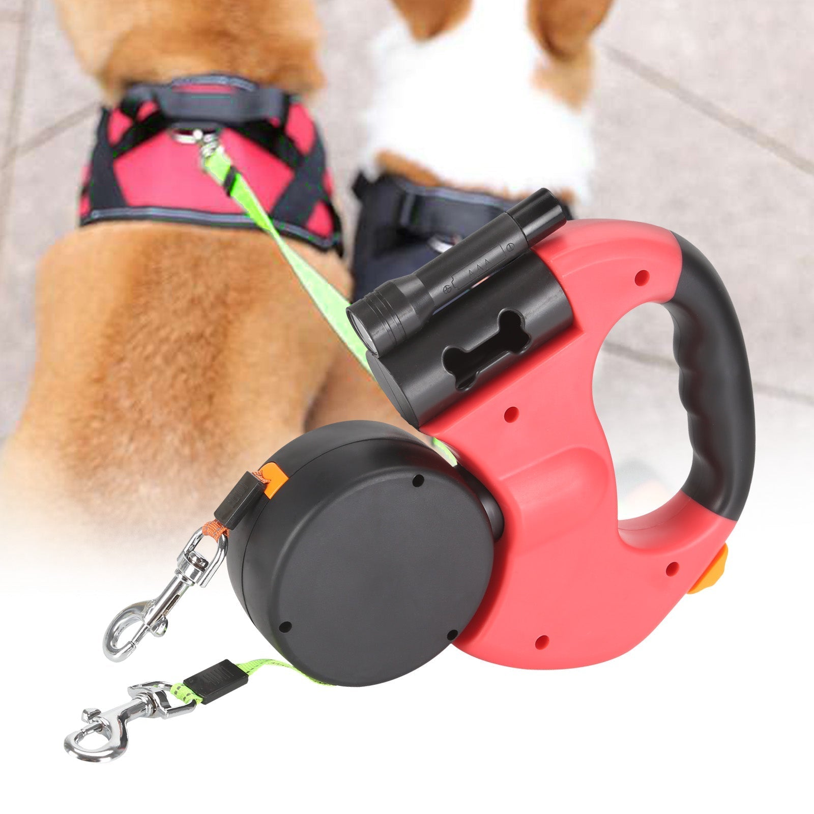 Retractable Pet Leash with Light ViralGalleria.com