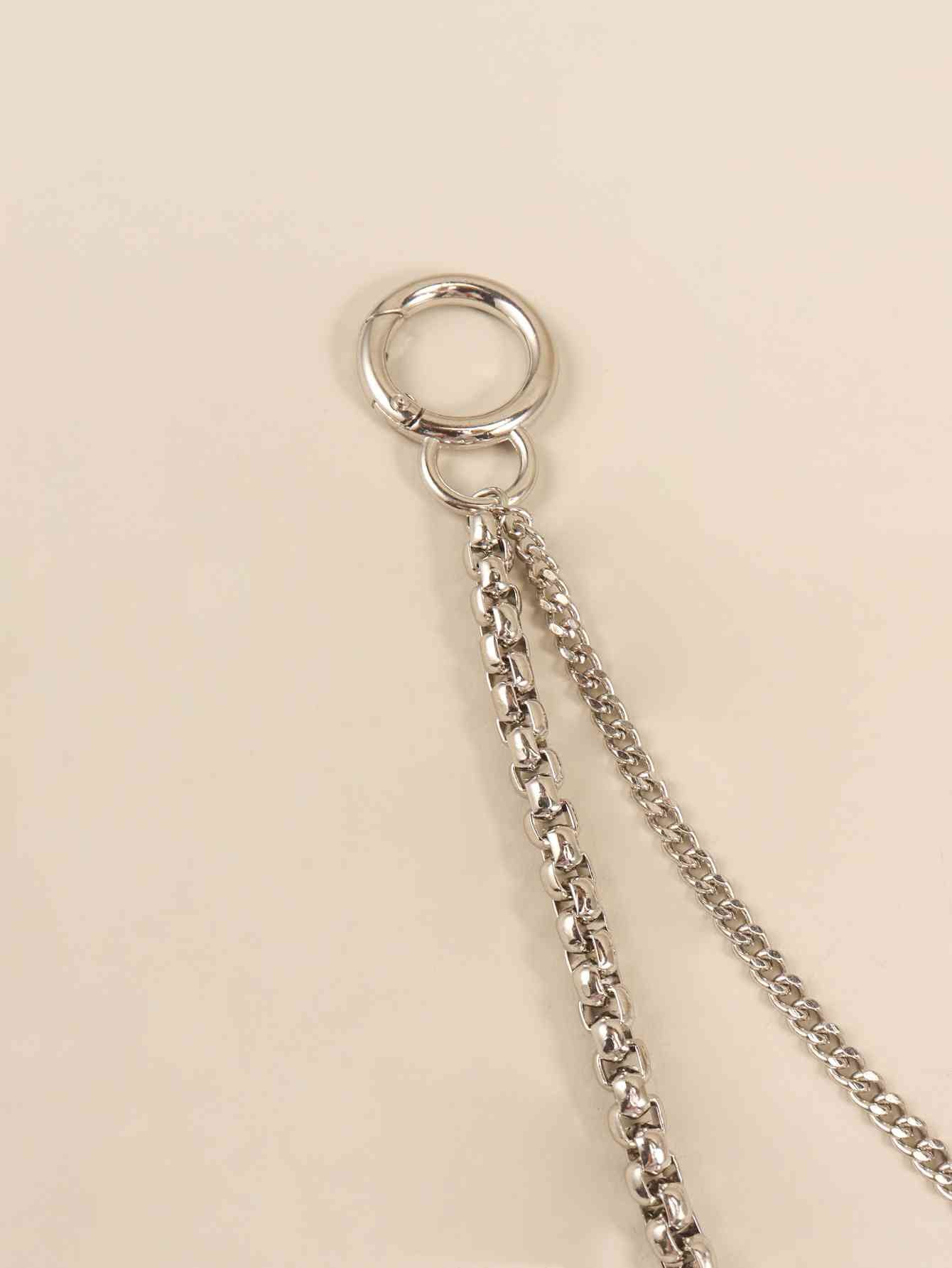 UrbanStyle Double-Layered Metal Chain Belt – Trendy Accessory for Outfit Elevation See size chart under “more details” The Fashion Celestial