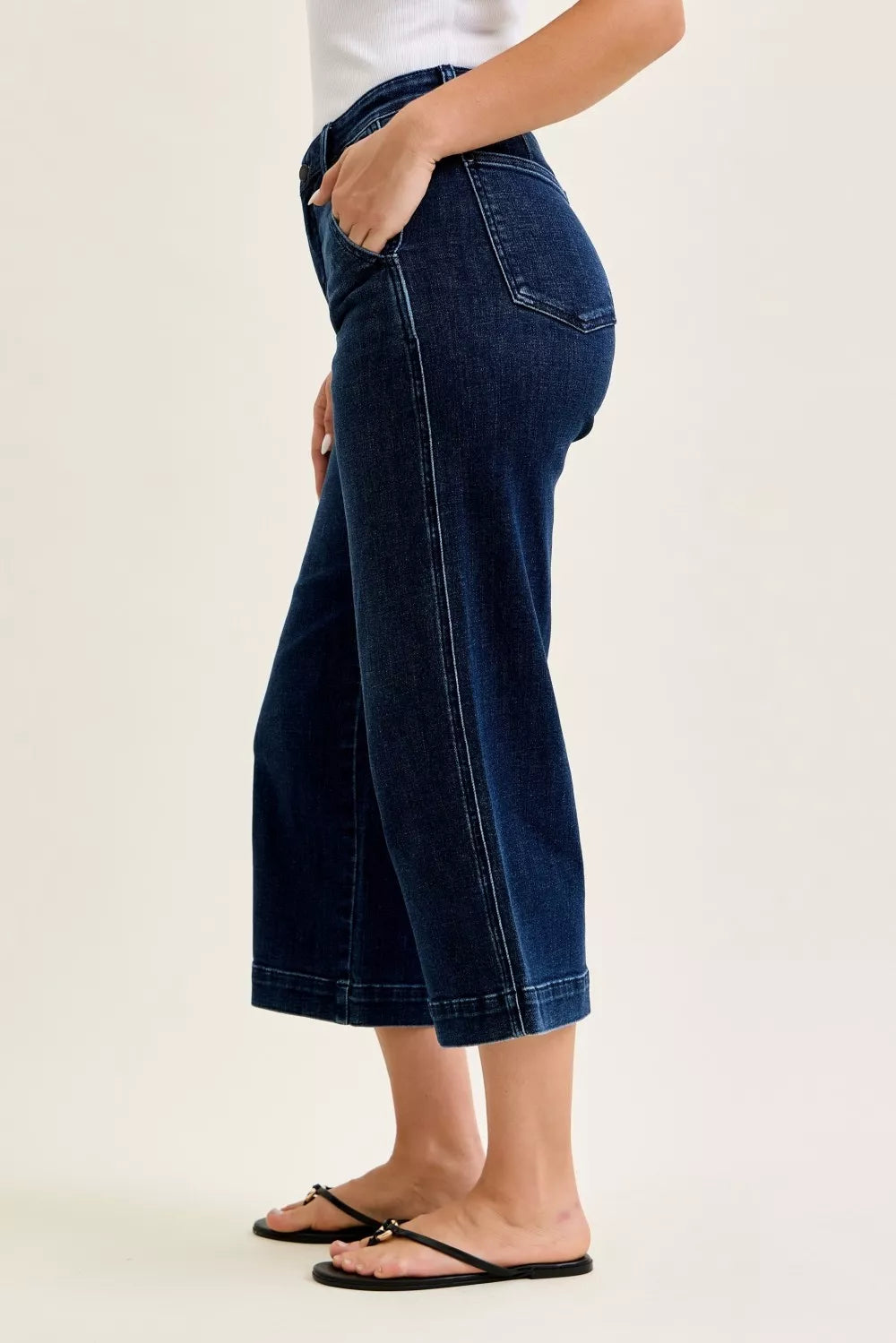 Judy Blue High Waist Ankle Wide Jeans New Era Fashion LLc