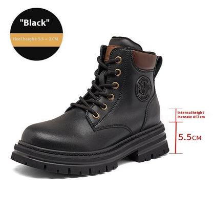 Women’s Genuine Leather Martin Boots FitiqueFit