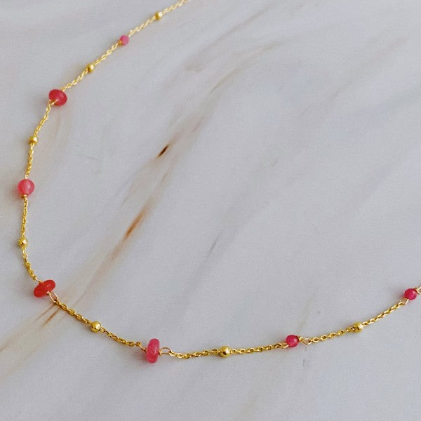 Dainty Precious Stone Bead Necklace Shop Style & More | Fresh Looks, Everyday Deals & Free Shipping
