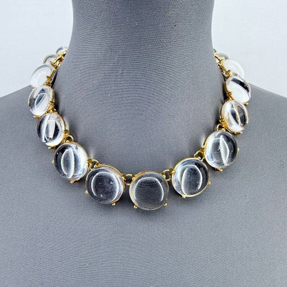 Multicolor or Clear Resin Round Necklace Shop Style & More | Fresh Looks, Everyday Deals & Free Shipping