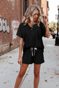 Solid Color Short Sleeve T-Shirt & Shorts Two-Piece Set | 5 Colors FitiqueFit