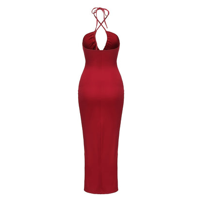 A Sexy Strapless Dress with Drawstring, Designed As a Fitted Bodycon Skirt for Nightclubs NovaCart