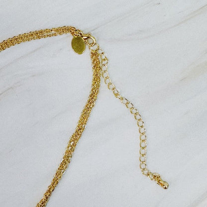 Bezel Crystals Layered Chain Necklace Shop Style & More | Fresh Looks, Everyday Deals & Free Shipping