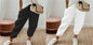 Women’s Cotton Linen Casual Pants – Solid Color FitiqueFit
