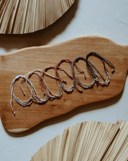 Terra Layered Bracelets in Silver Village Thrive