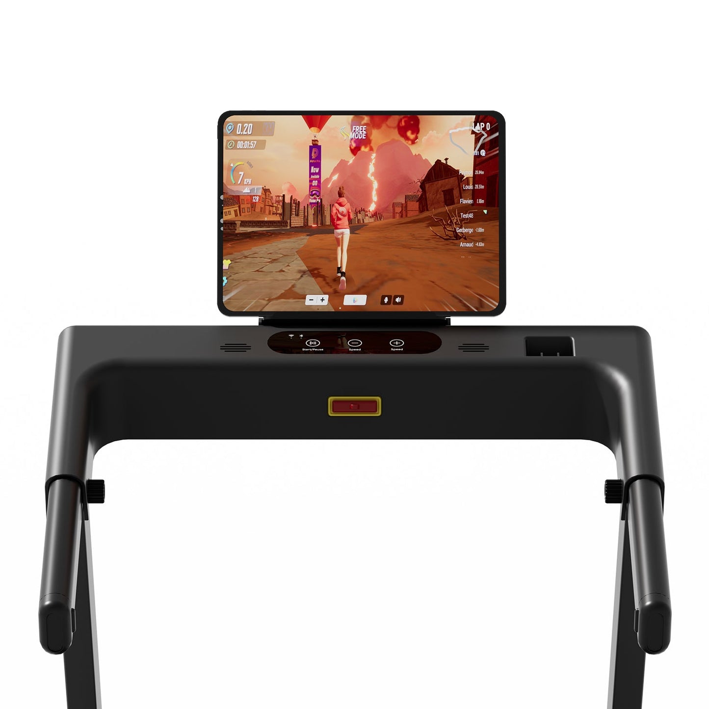 DeerRun All-New 2026 A1 Pro Move+ Smart Foldable Treadmill with 6% Incline & NFC | 350 lbs, 10 mph, Black DeerRun®