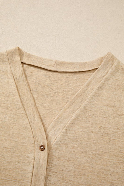 Solid Open-Front Buttoned Cardigan Shop Style & More | Fresh Looks, Everyday Deals & Free Shipping