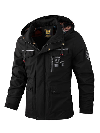 Men's Fashion Casual Windbreaker Jacket, Spring and Autumn Outdoor Lightweight Jacket NovaCart