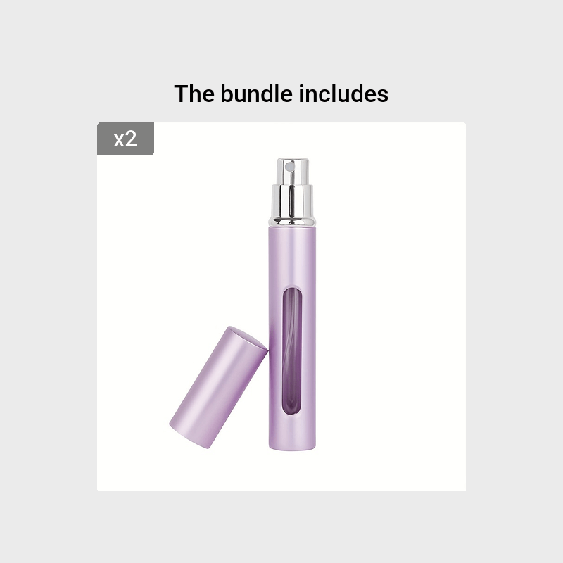 MUB Cosmetics Bottle, Ultra Fine Spray Perfume Bottled 5ml, Portable Travel Sample Empty Bottle, Fine Press Design, Material NovaCart