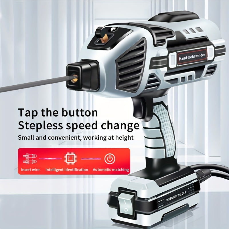 4600W High-Efficiency Semi-Automatic Welding Machine - 110V Handheld Arc Welder, with Digital Intelligent Current Thrust, Fits 2.5mm Electrodes, Portable Welder for Professional Use NovaCart