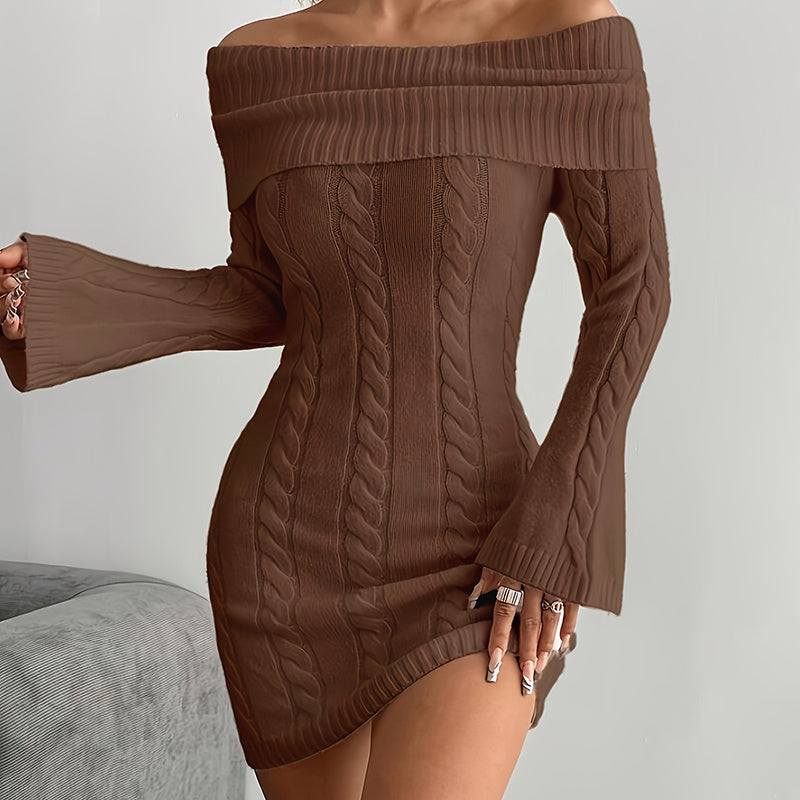 Women’s Off Shoulder Bodycon Dress FitiqueFit