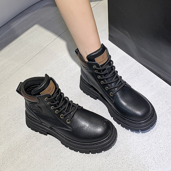 Women’s Genuine Leather Martin Boots FitiqueFit