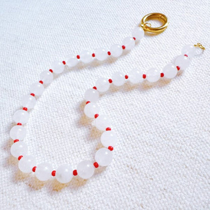 Moon Mink Stone Bead Necklace Shop Style & More | Fresh Looks, Everyday Deals & Free Shipping