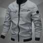 Men'S Letter Embroidered Casual Bomber Jacket, Mens Winter Jackets And Coats, Fridays Items, Mens Gifts Ideas, Gifts for Men, Thermal Wear for Men, Christmas Gifts, Suitable for Everyday Life, Home, Outdoor, Work, And Leisure NovaCart