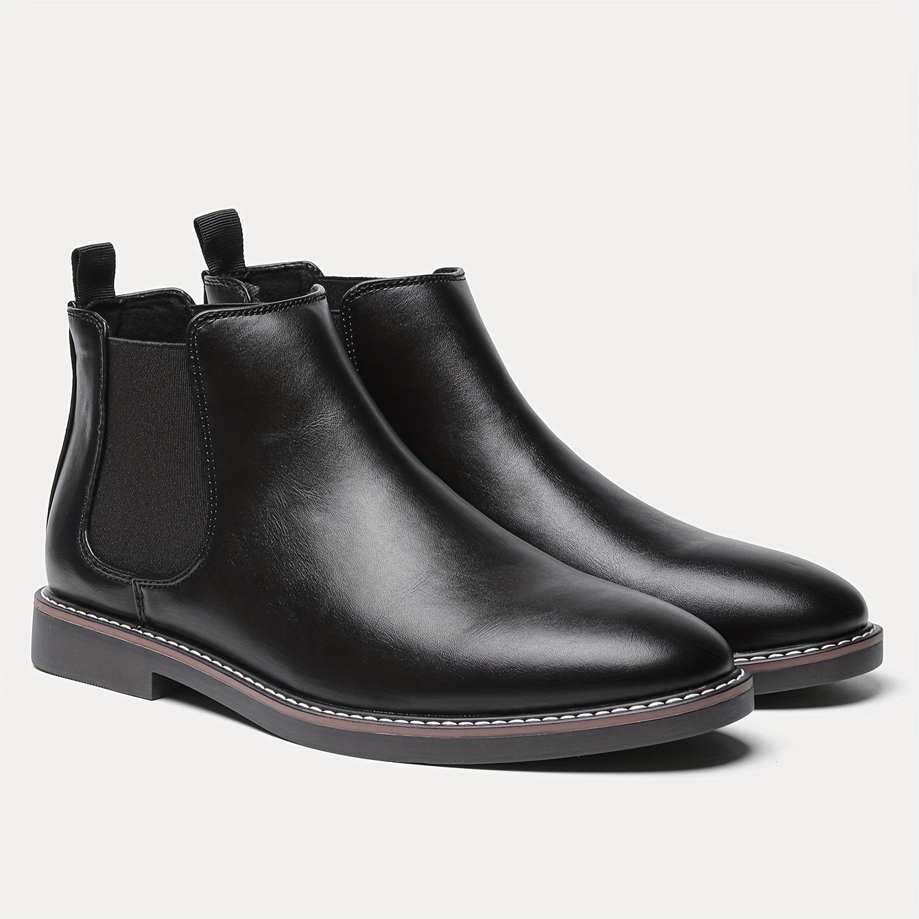 Men'S Chelsea Boots Available in Sizes 40-46, Classic Style Ankle Boots for Casual Wear #KD5232 NovaCart