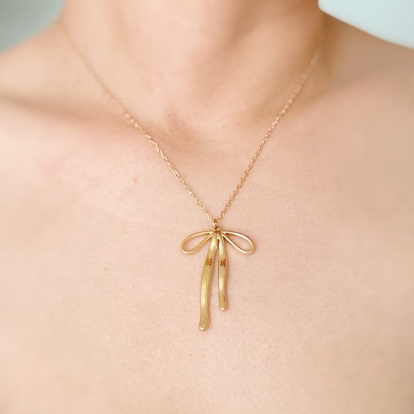 Stylist Bow Pendant Necklace Shop Style & More | Fresh Looks, Everyday Deals & Free Shipping