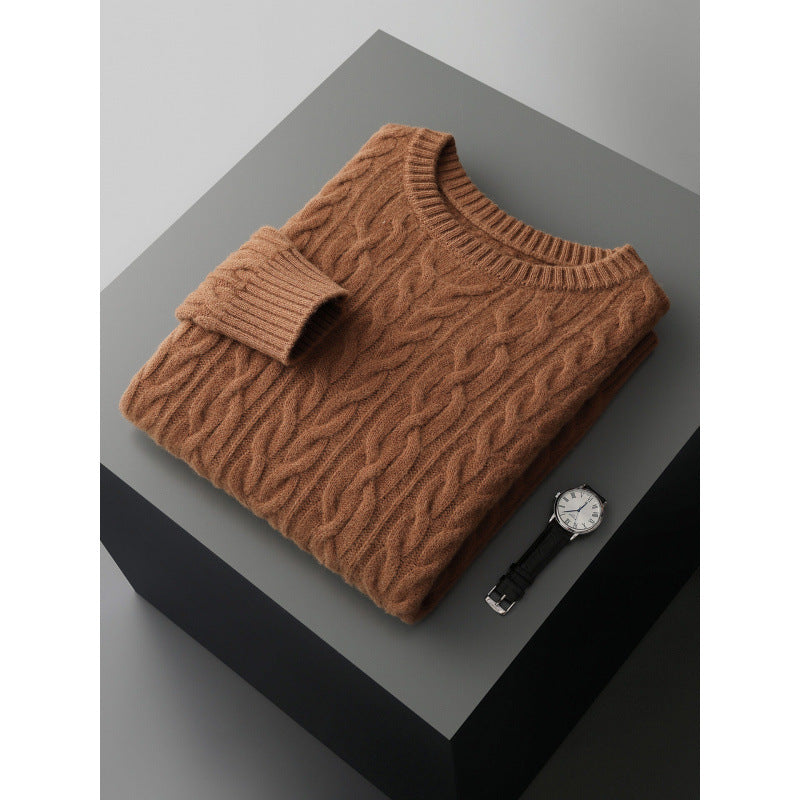 New Men's Round Neck Loose Sweater Grayceful LLC