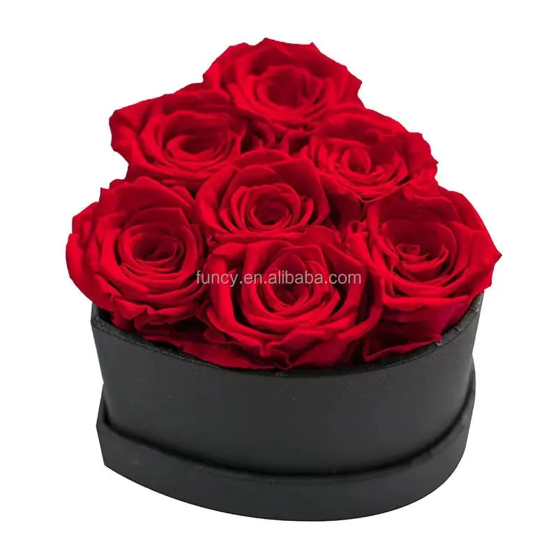 Elegant Custom Logo Preserved Roses Gift Box - Perfect for Mother's Day and Special Occasions